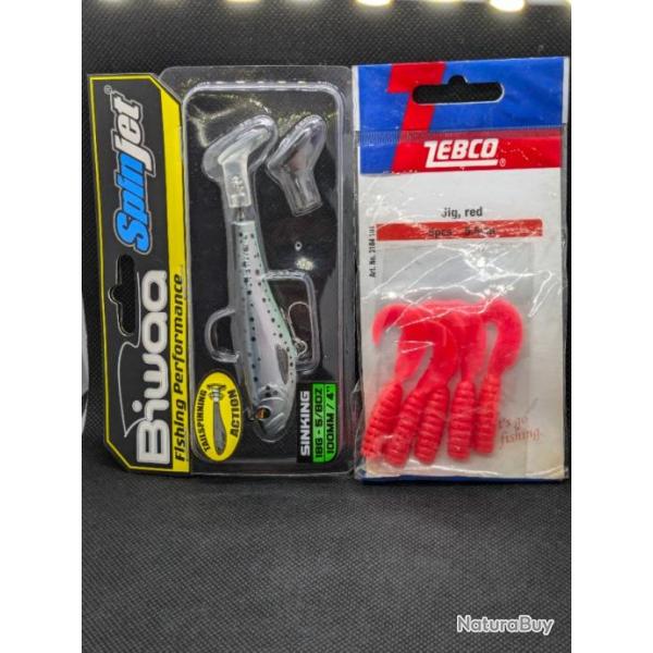 BIWAA SPINJET + ZEBCO JIG ROUGE / ref lot 2