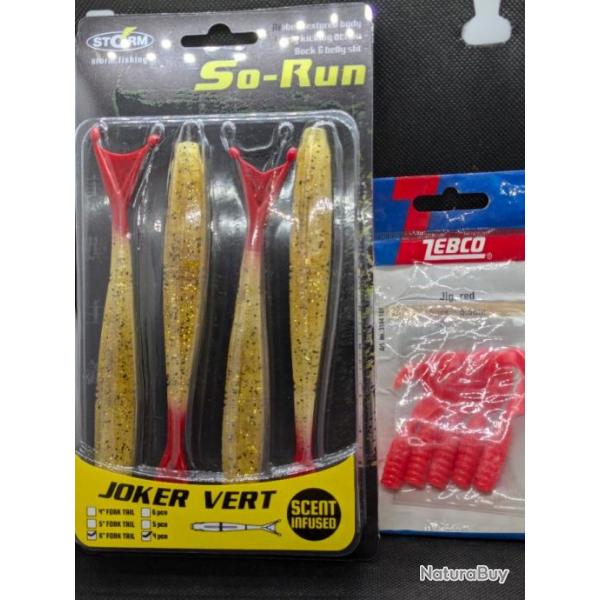 STORM JOKER VERT + ZEBCO JIG RED / ref lot 2