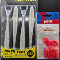 STORM JOKER VERT + ZEBCO JIG RED / ref lot 3