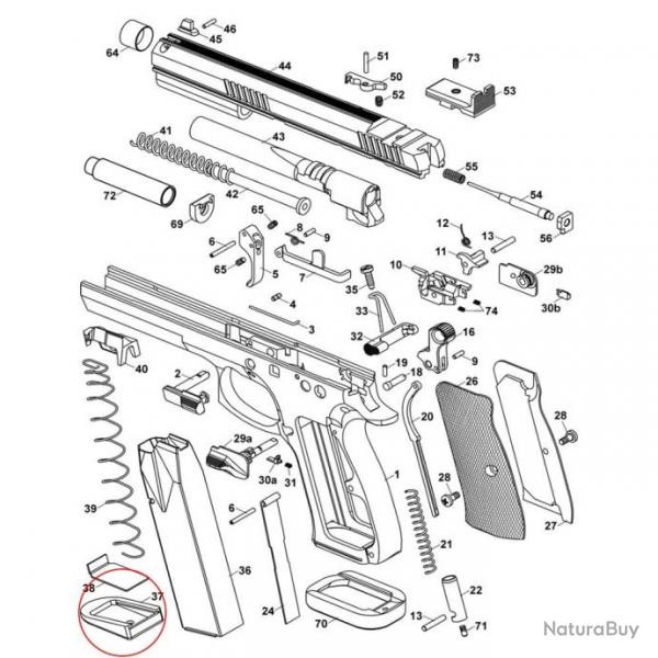 CZ 75 TS Magazine Pad