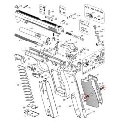 CZ 75 Grip Panel Screw