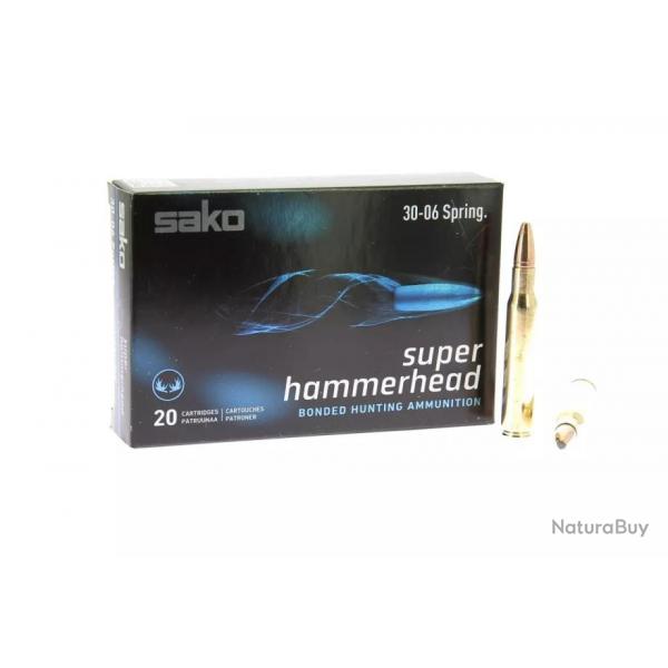 MUNITIONS SAKO SUPER HAMMERHEAD CALIBRE 30-06 - 180 GRAINS