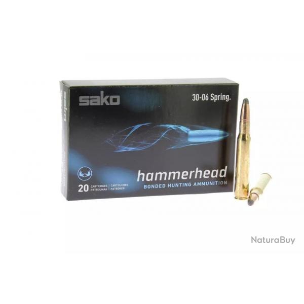 MUNITIONS SAKO HAMMERHEAD CALIBRE 30-06 - 180 GRAINS