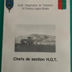 Cahier,livre: sur le HOT système.