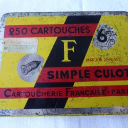 Ancienne boite de cartouche 6 mm Bosquette