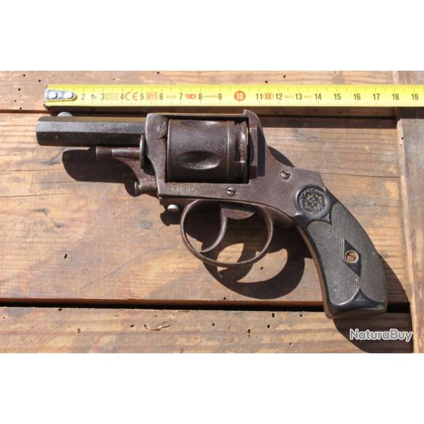 Ancien revolver BULLDOG 8mm92 Collection Arme  Feu Ancienne Poudre Noire Velodog