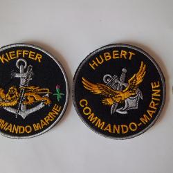 lot écussons militaire collection commandos marine Kieffer Hubert insigne