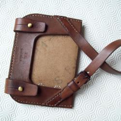 militaria ww1 francais étui cuir pour pelle individuel modèle 1879 poilu 14/18 tranchée