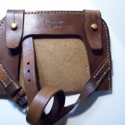 militaria ww1 francais étui cuir pour pelle individuel modèle 1879 poilu 14/18 tranchée