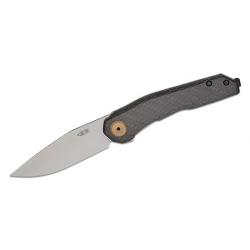 Couteau Zero Tolerance CPM-MagnaCut SW Manche Black CFiber & Titane IKBS Frame Lock USA ZT0545