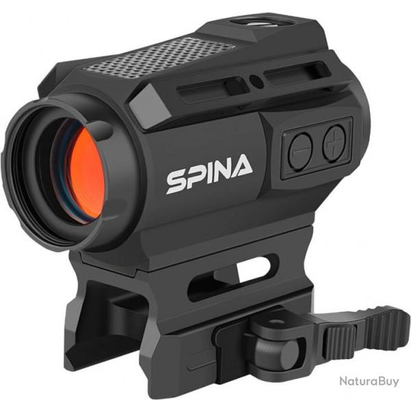 Spina Optics Solar Red Dot Viseur 1x20mm 2 MOA Rflecteur avec Point/Croix Noir