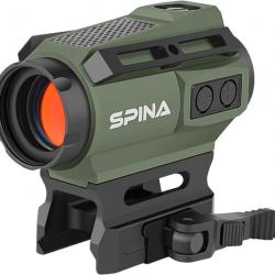 Spina Optics Solar Red Dot Viseur 1x20mm 2 MOA Réflecteur avec Point/Croix Vert