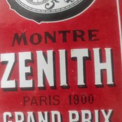 Plaque émaillée montres Zénith