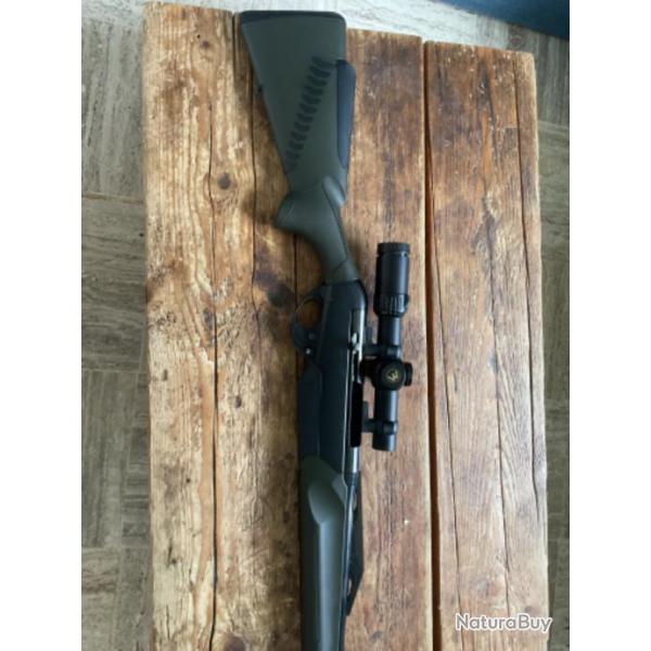 Benelli Argo E + montage leupold QR + lunette de battue Microdot 1  8 rticule lumineux.