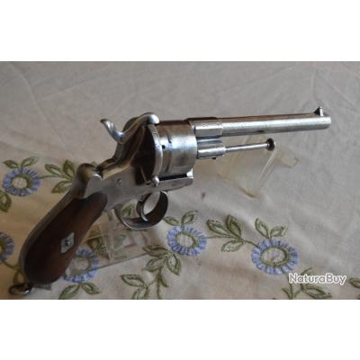 Gros Revolver A Broche Lefaucheux Calibre Mm Modele Officier Pistolets Et Revolvers