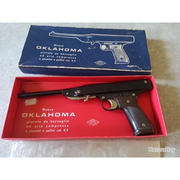 Pistolet  air comprim MONDIAL - Nuova OKLAHOMA Made in Italy - cal 4,5mm dans sa boite d'origine