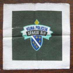 Insigne tissu Police militaire Armée de la république de Bosnie-Herzégovine - ex-Yougoslavie