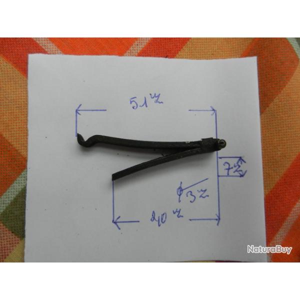 ressort de platine de fusil de chasse ancien a chiens