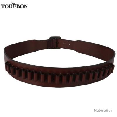 Ceinture Cartouche Western Cuir Cowboy - Pour Revolvers Ruger Calibres .22, .357, .44 - Port Droit OWB - Neuf