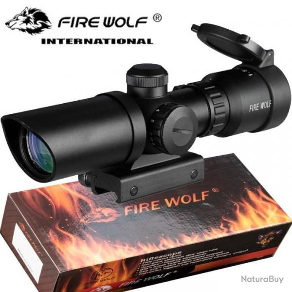 Fire Wolf Lunette de vise 1.5-5X32 Rticule Lumineux -