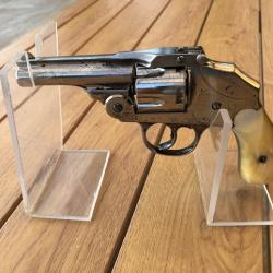 Vend revolver Iver Johnson  Hammerless  cal-38&w  - Plaquettes Nacre