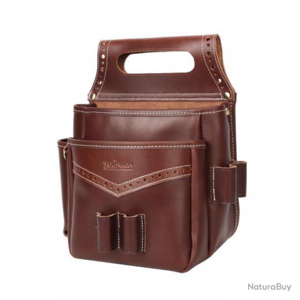 Tourbon Sacoche De Taille Porte-Munitions En Cuir Vritable -