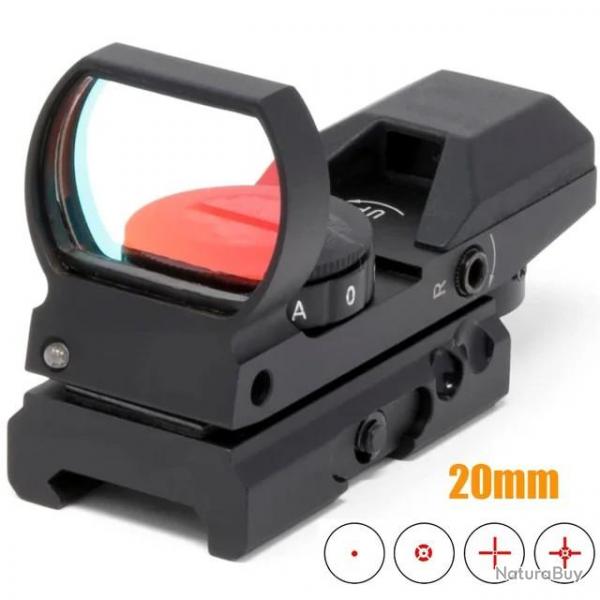 AirsoftPeak Viseur Point Rouge 20MM Paiement en 3 ou 4 fois