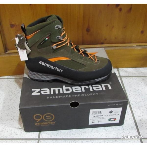 Chaussure Zamberlan  CENGIA LITE GTX RR CF VD FOREST, taille 44