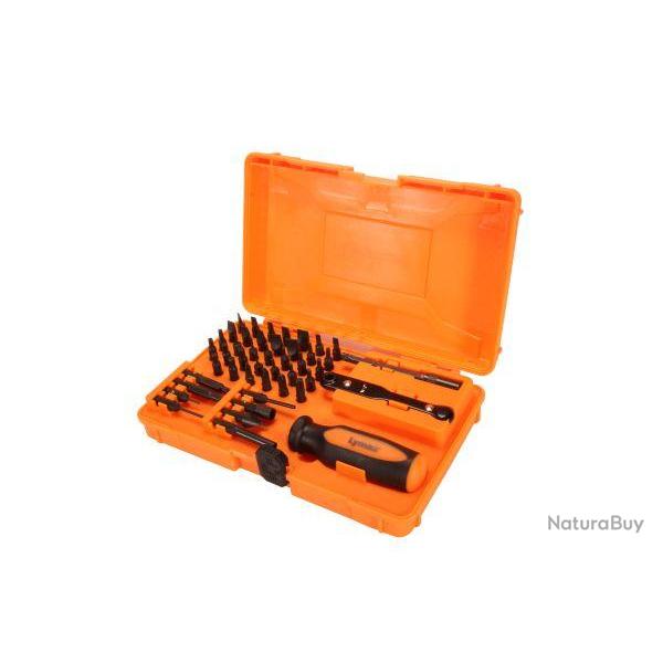 Kit de tournevis Lyman 68 pices-LYMAN TOOL KIT 45 PIECES #7991360