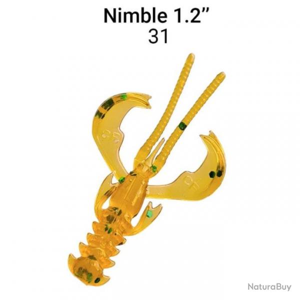 LEURRE SOUPLE Crature CRAZY FISH NIMBLE 1,2" unit #98D 98D