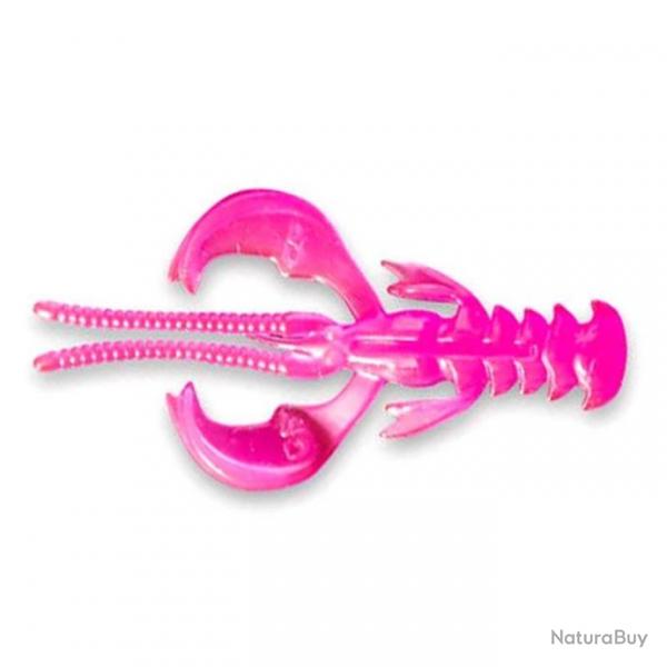 LEURRE SOUPLE Crature CRAZY FISH NIMBLE 1,6" unit #76 TOXIC PINK