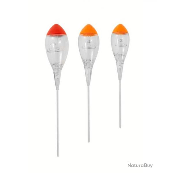 DRENNAN FLOTTEUR IN-LINE CRYSTAL DIBBER POLE FLOATS DRENNAN 0,60gr Orange