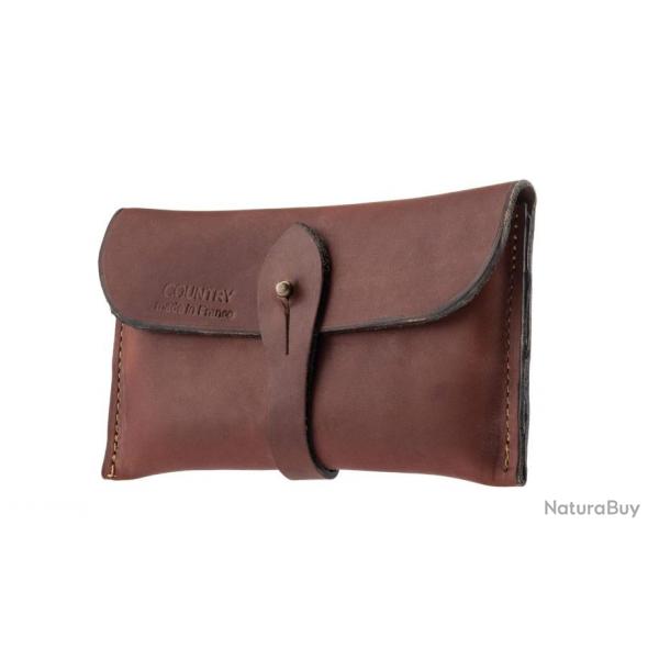 Pochette cuir gras - Country Sellerie