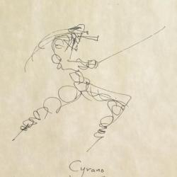 Pierre L. Selderslagh - Dessin de Cyrano