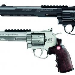Réplique revolver Super Hawk 8 Pouces CO2 silver
