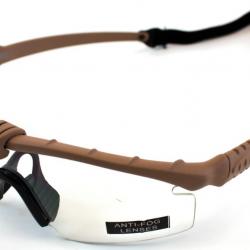 Lunettes Battle Pro Thermal Tan/Clear - Nuprol