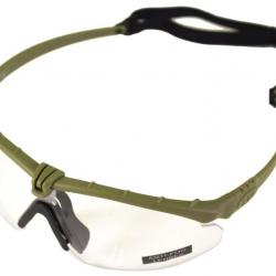 Lunettes Battle Pro Thermal Vert/Clear avec insert - Nuprol