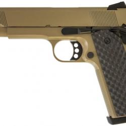 Réplique airsoft GBB 1911 MEU Raven full metal gaz tan 1,0 J