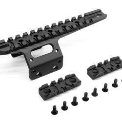 Front rail set noir pour AAC T10