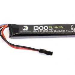 Batterie LiPo 11,1 v / 1300 mah 20c 1 stick