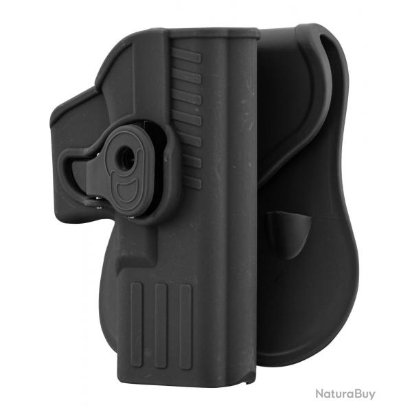 Holster rigide Quick Release pour Glock 17 Droitier Noir