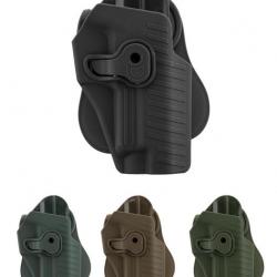 Holster rigide Quick Release pour P226 Droitier et Concorde Defender Gris