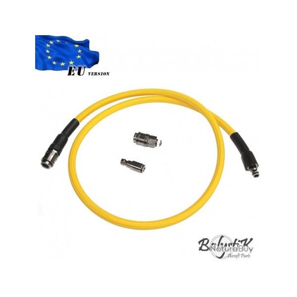 Ligne HPA haut dbit EU nylon tress JAUNE BALYSTIK