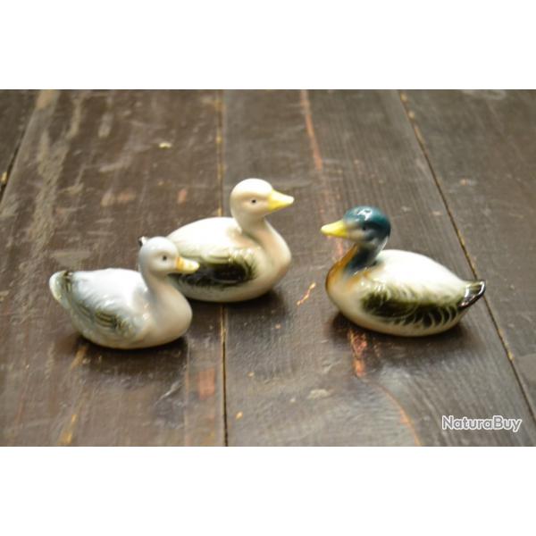 Poivrire / salire sel poivre porcelaine forme de canard; dco de table chasse nature