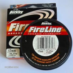 Tresse Berkley Fireline Fused Original - Smoke - 110 m, 0.17 mm, 10.2 kg. ..