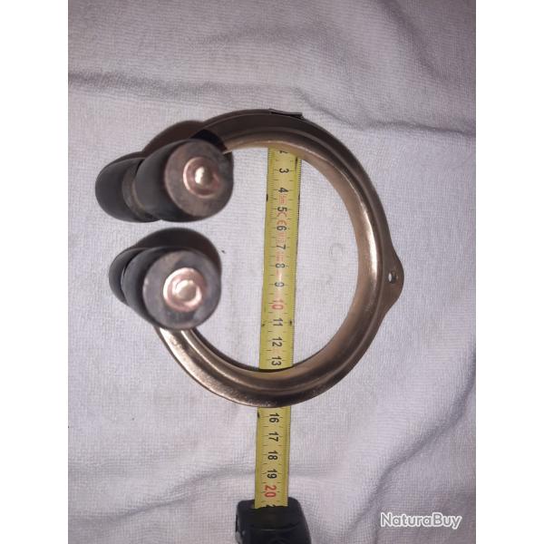 Rare Croissant de bme en laiton