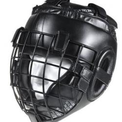 Casque de protection a grille Metal Boxe - Noir - L