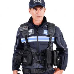 Chest rig - harnais de poitrine Police Municipale - Noir