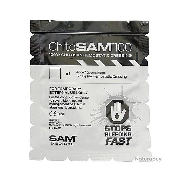 Pansement hmostatique - Chito Sam 100 - 10 x 10 cm