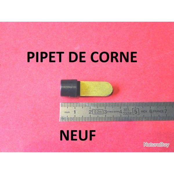 pipet plastique de corne longueur 34mm diamtre 12mm - VENDU PAR JEPERCUTE (JO701)